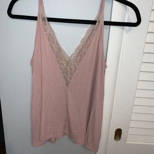 American Eagle Ripped Tank Top